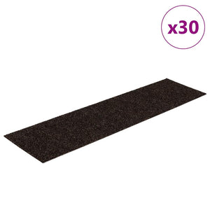 Trappematter selvklebende 30 stk mørkebrun 76x20 cm rektangulær