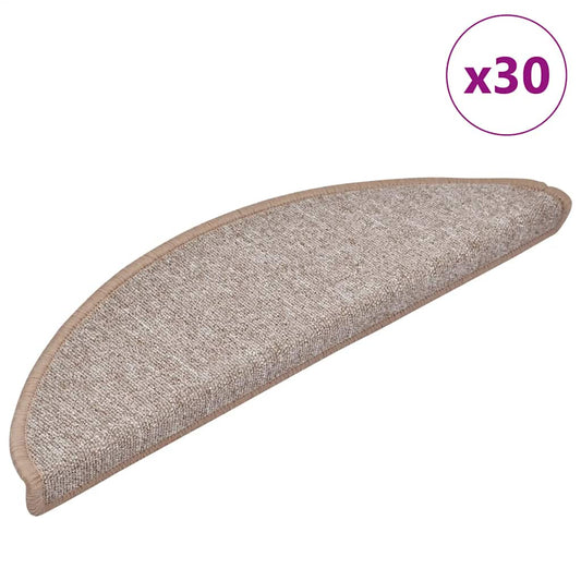Trappematter 30 stk lysebrune 56x17x3 cm