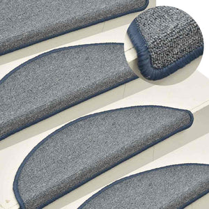 Trappematter 30 stk lysegrå og blå 56x17x3 cm
