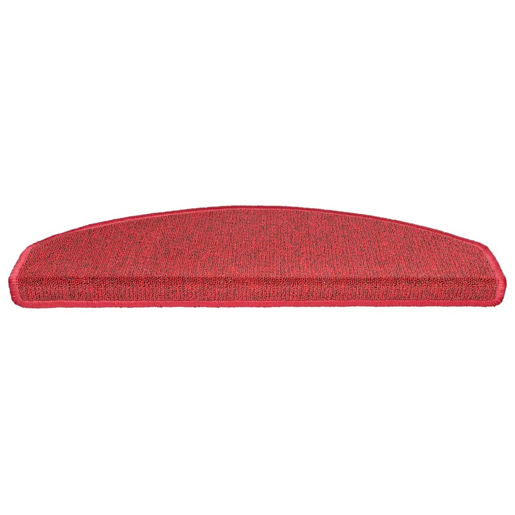 Stair mats 30 pcs bordeaux red 65x24x4 cm