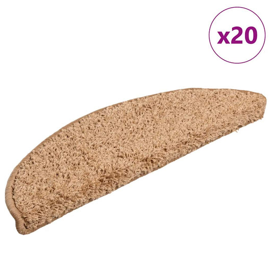 Trappematter 20 stk beige 56x17x3 cm