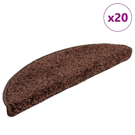 Trappematter 20 stk brun 56x17x3 cm