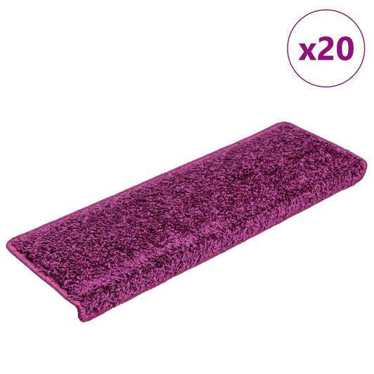 Trappematter 20 stk 65x21x4 cm lilla
