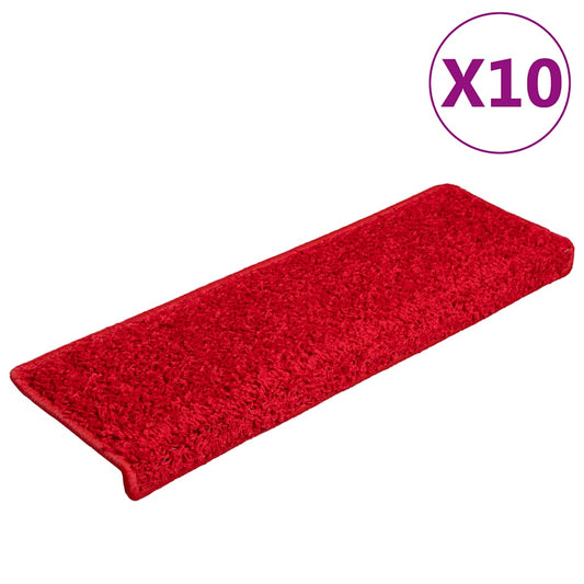 Trappematter 20 stk 65x21x4 cm rød