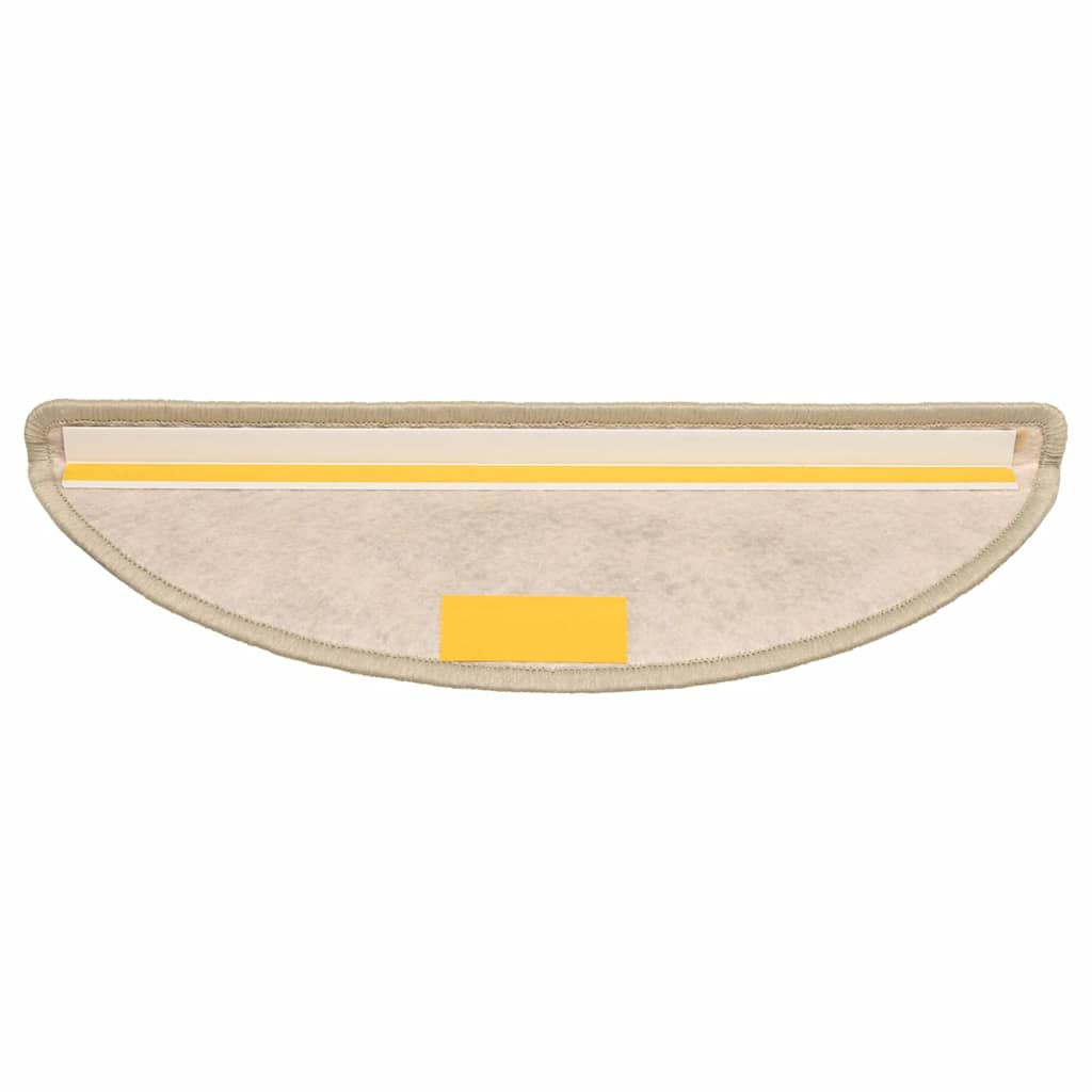 Selvklebende trappematter sisal 30 stk 56x17x3 cm lysegrønn