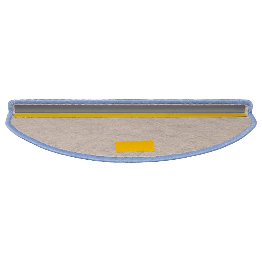 Selvklebende trappematter sisal 30 stk 65x21x4 cm blå
