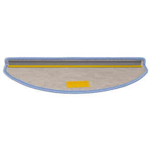 Selvklebende trappematter sisal 30 stk 65x21x4 cm blå