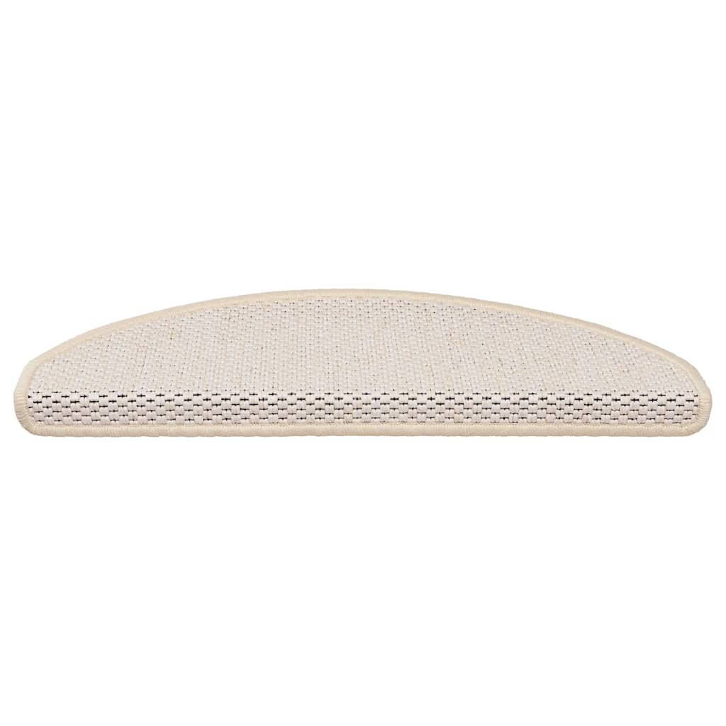 Selvklebende trappematter sisal 30 stk 65x21x4 cm berber