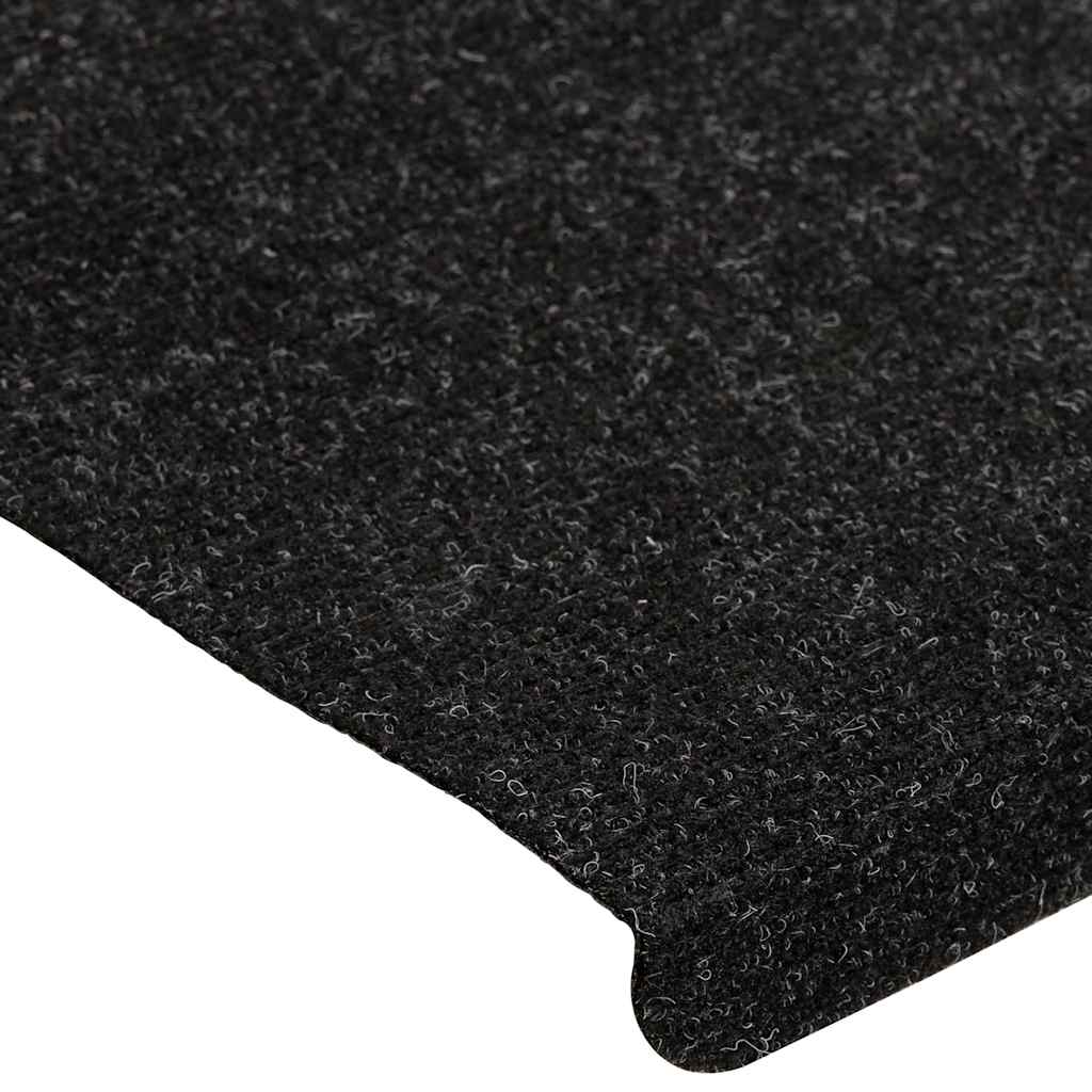 Selvklebende trappematter 30 stk antrasitt 65x24,5x3,5 cm