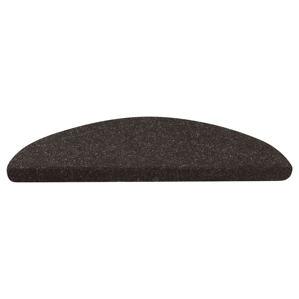 Selvklebende trappematter 20 stk svart 56x17x3 cm