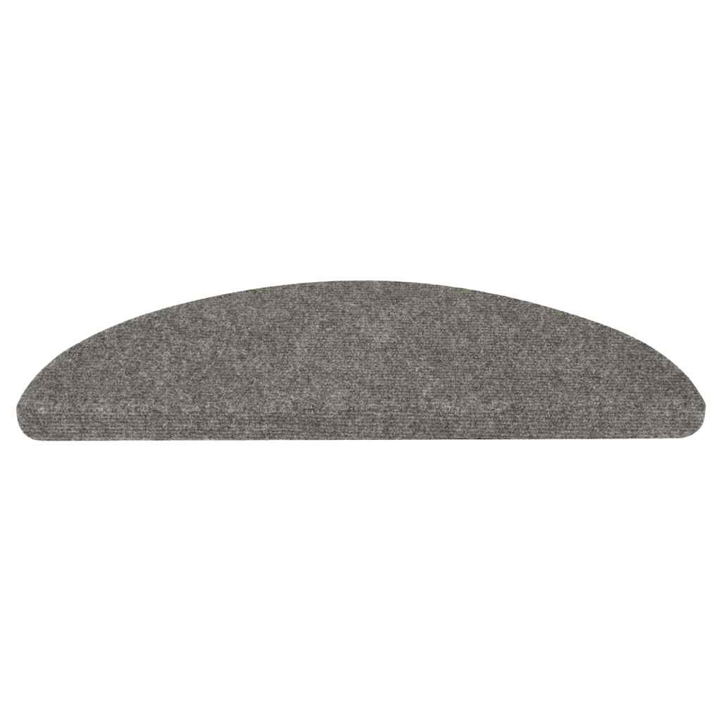 Selvklebende trappematter 20 stk grå 65x22,5x3,5 cm
