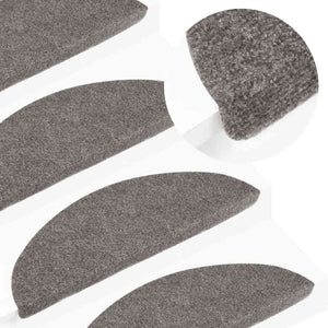 Selvklebende trappematter 20 stk grå 65x22,5x3,5 cm