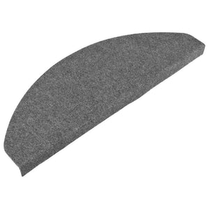 Selvklebende trappematter 30 stk grå 65x22,5x3,5 cm