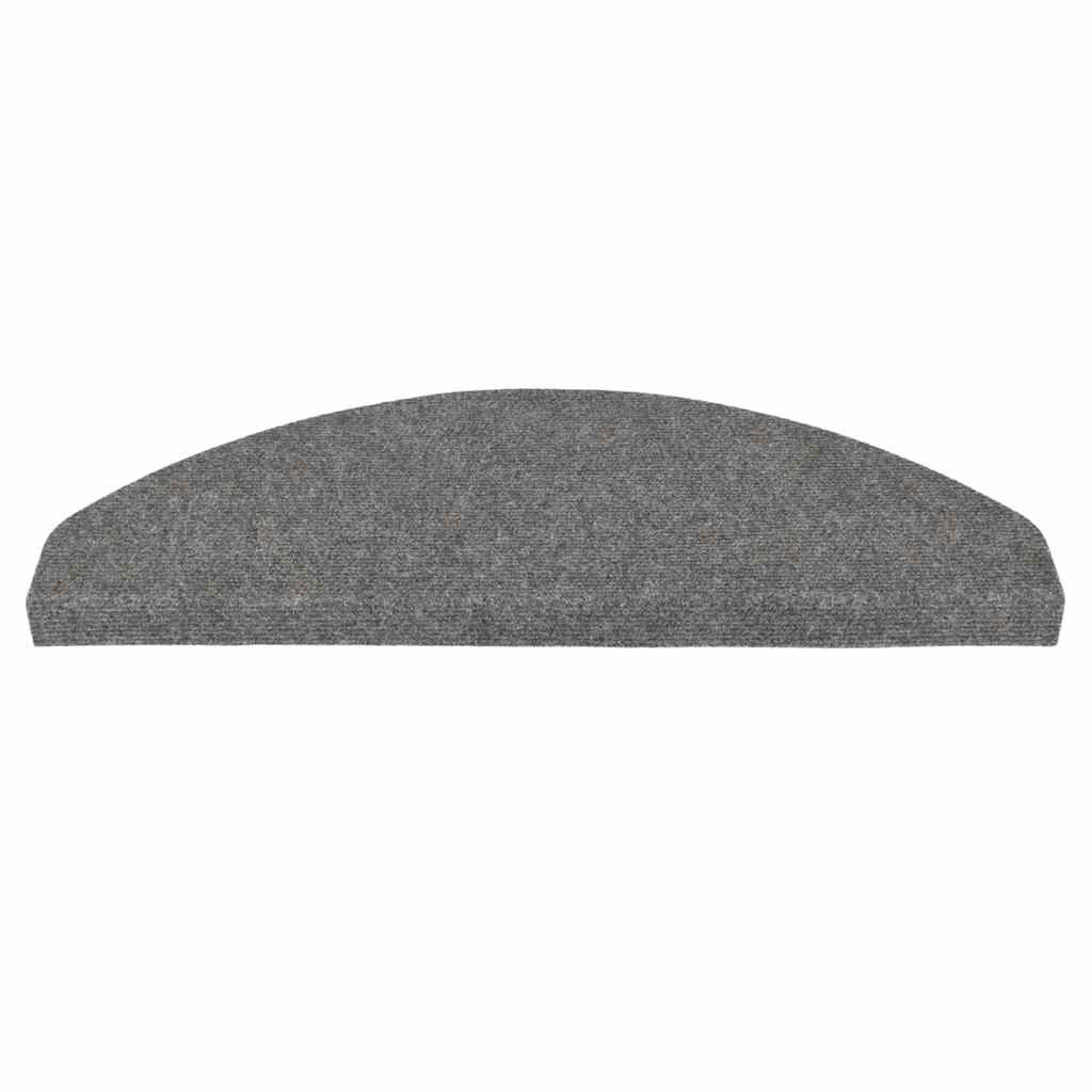 Selvklebende trappematter 30 stk grå 65x22,5x3,5 cm