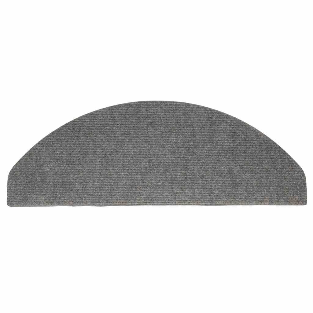 Selvklebende trappematter 30 stk grå 65x22,5x3,5 cm