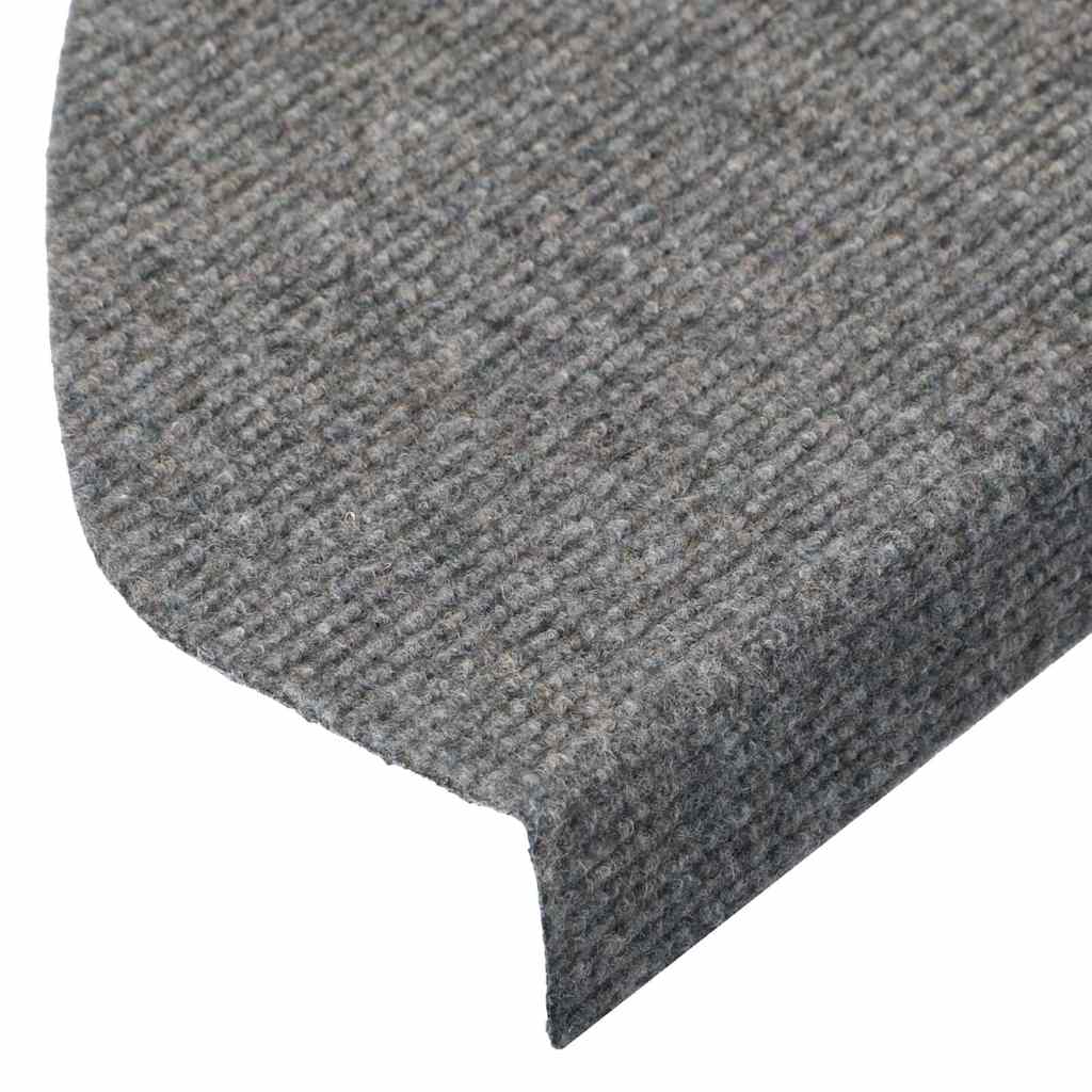 Selvklebende trappematter 30 stk grå 65x22,5x3,5 cm