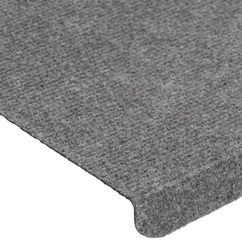 Selvklebende trappematter 30 stk grå 65x24,5x3,5 cm