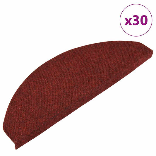 Selvklebende trappematter 30 stk rød 65x22,5x3,5 cm