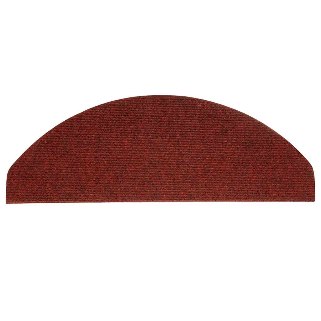 Selvklebende trappematter 30 stk rød 65x22,5x3,5 cm