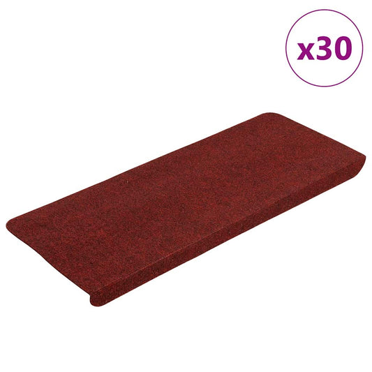Selvklebende trappematter 30 stk rød 65x24,5x3,5 cm
