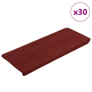 Selvklebende trappematter 30 stk rød 65x24,5x3,5 cm
