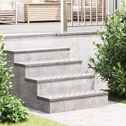 Aluminium Rutede Plater 4 stk Skli-sikker 80x20 cm