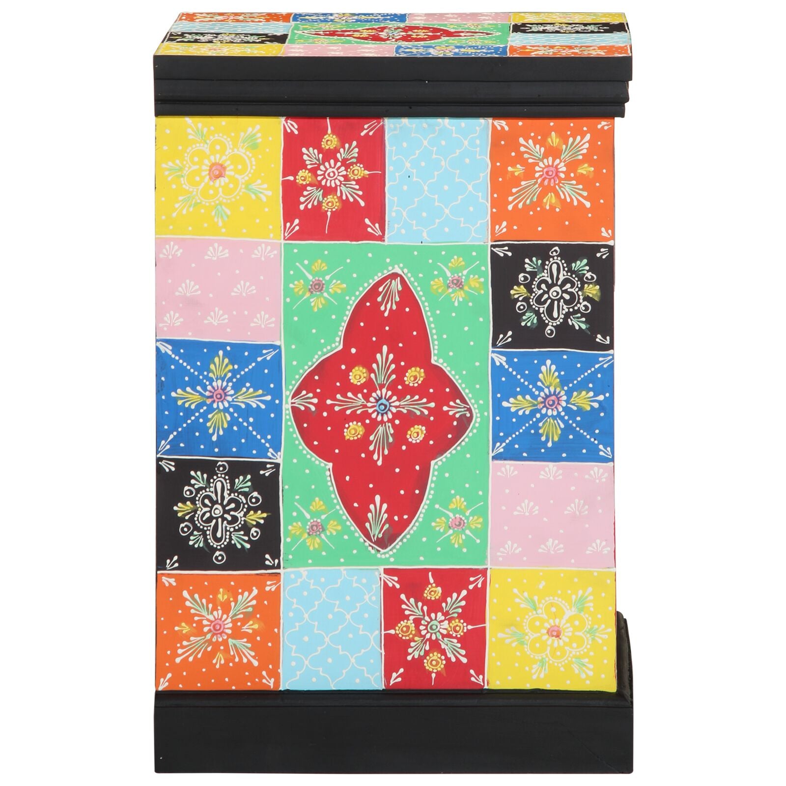 Skuffeskap Flerfarget 40x40x60 cm Solid Mangotre