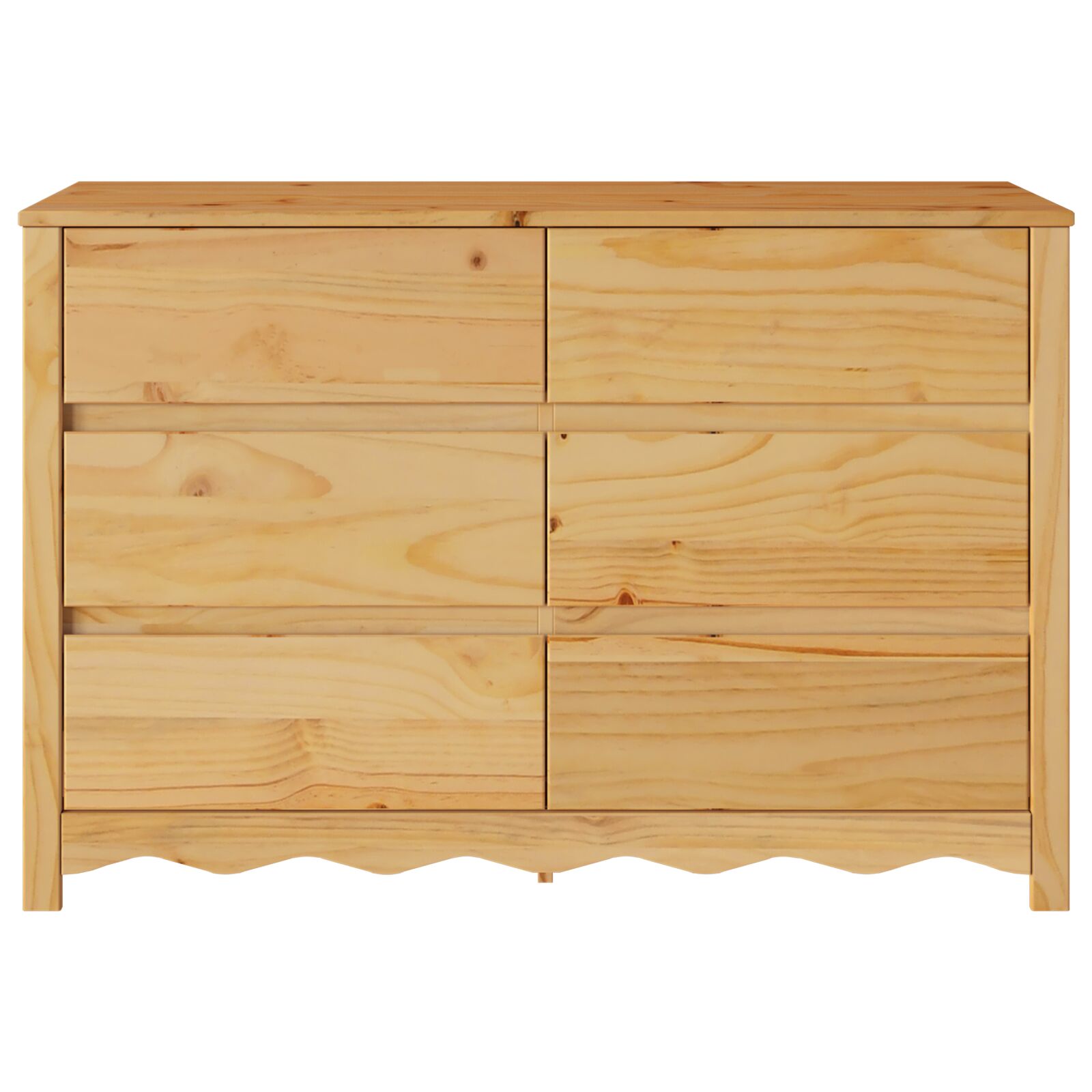 Kommode ""DRAMMEN"" 111x43x73,5 cm Massivt Furutre