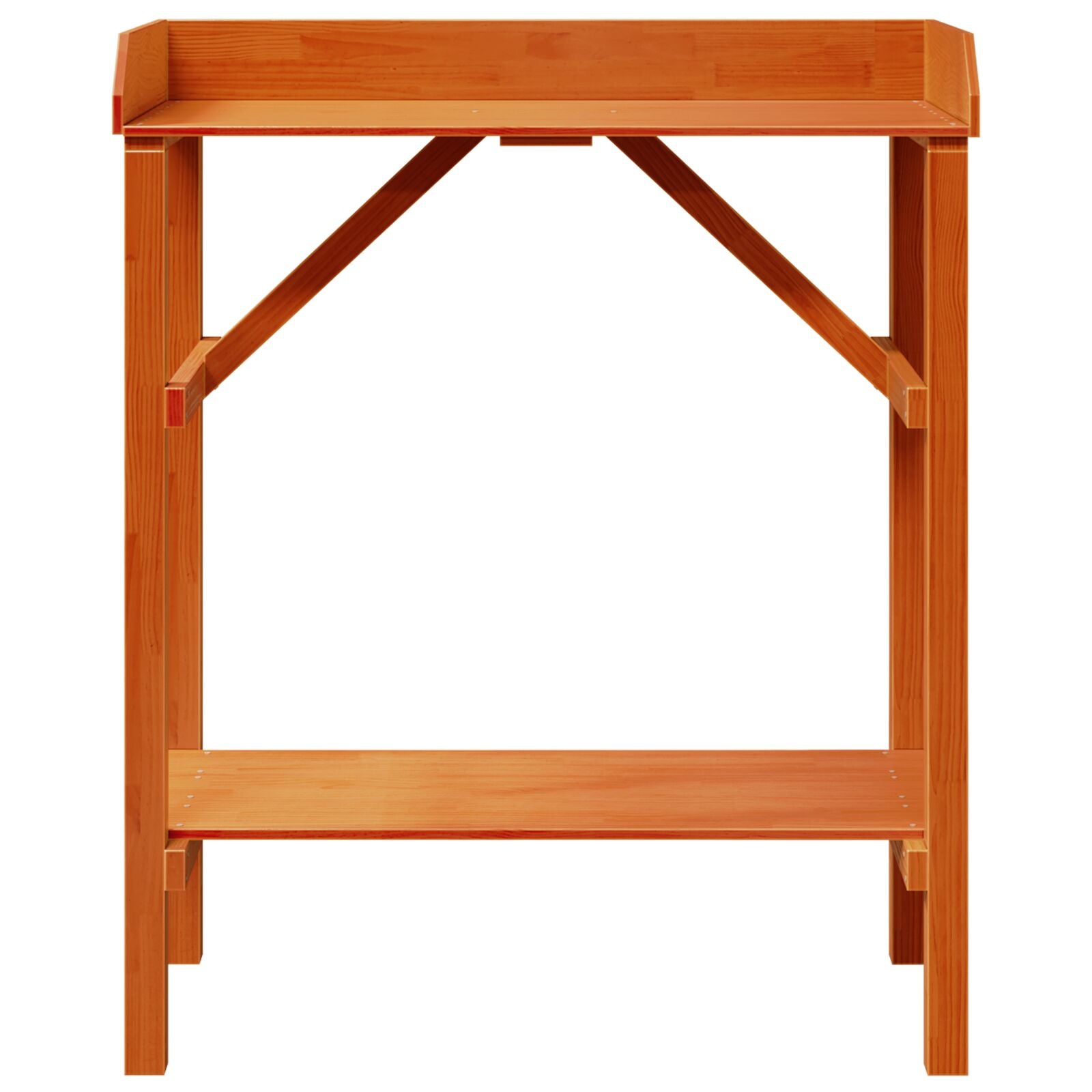 Hagepottebord Akasie 75x40x90 cm Massivt Tre Furu