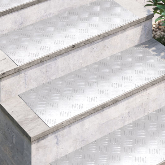 Aluminium Checker Plates 2 stk Antiskli 80x30 cm