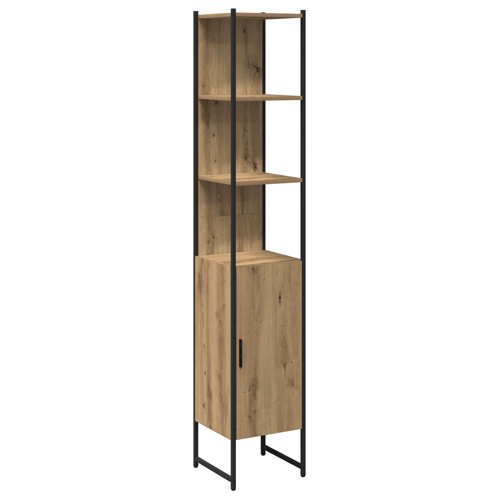 Baderomskap i Artisan Eik 33x33x185,5 cm Konstruert Tre