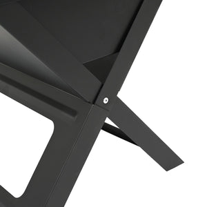 Kull BBQ Grill - Sammenleggbar, Svart, 46x30x31 cm, Laget av Stål