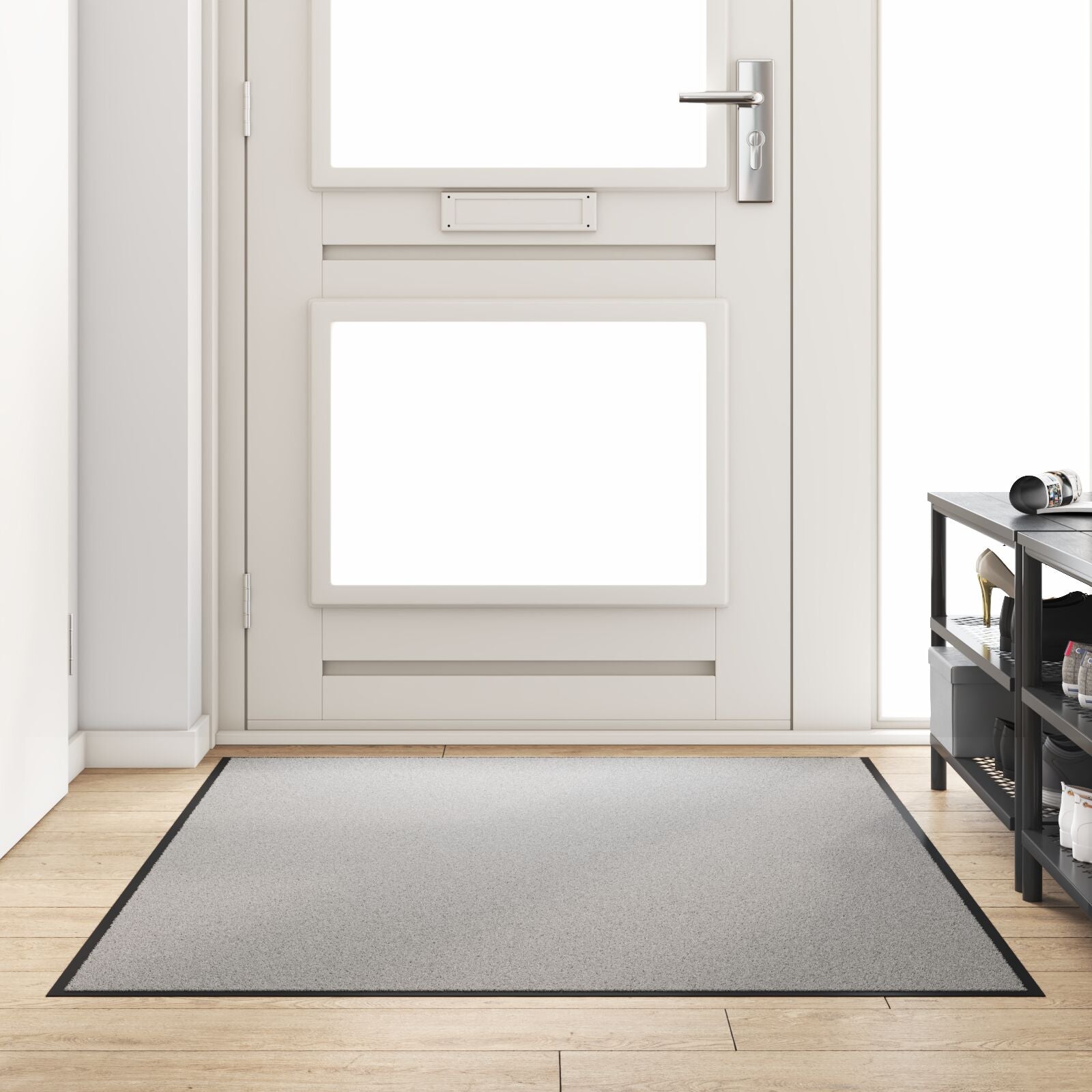 Dørmatte Rektangulær Grå 120x180 cm