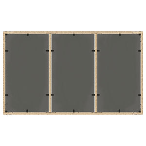 5-delt hage spisegruppe med puter beige poly rattan