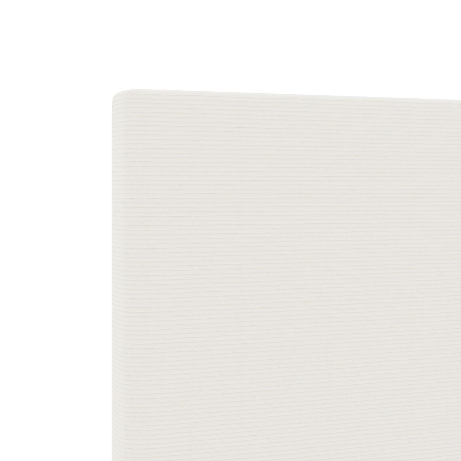 Sengegavl Enkel Design Krem 80 cm Cordfløyel