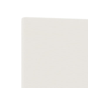 Sengegavl Enkel Design Krem 80 cm Cordfløyel