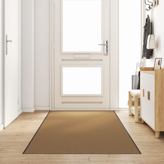 Dørmatte Vaskbar Krem 120x400 cm