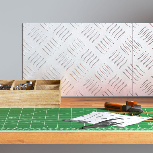 Aluminium Rutematter 2 stk Skli-sikker 30x20 cm