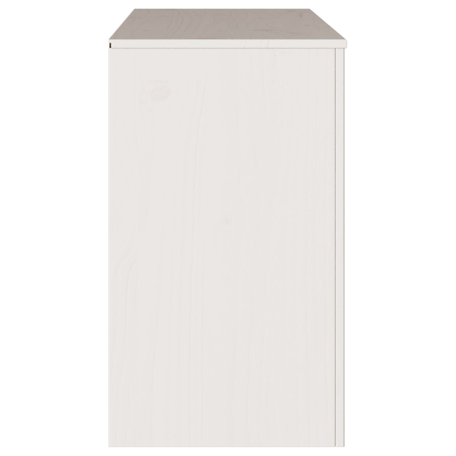 Kommode ""DRAMMEN"" Hvit 111x43x73,5 cm Solid Tre Furu