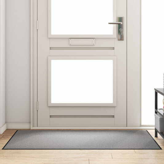 Dørmatte Rektangulær Grå 90x150 cm