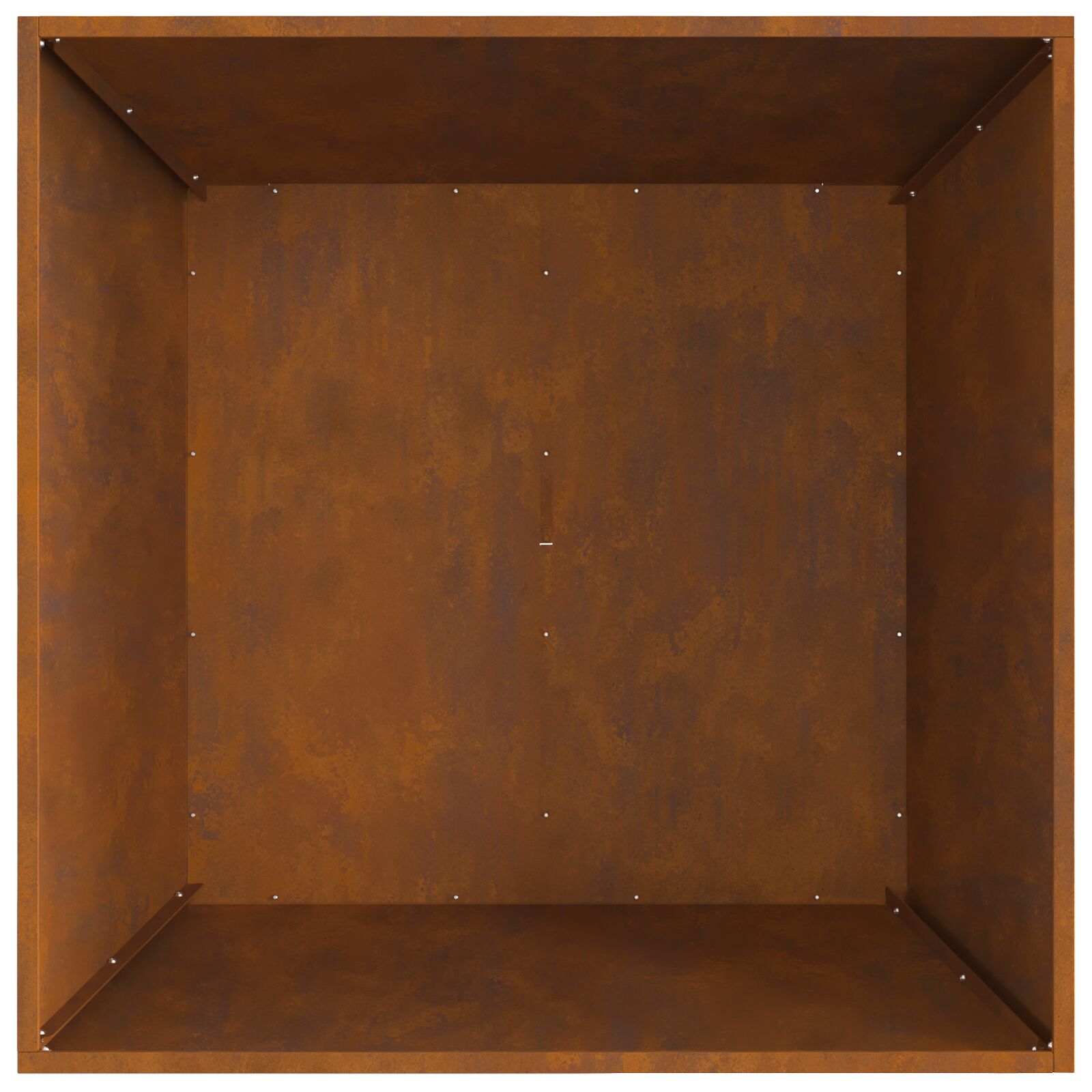 Fyrgrue Kvadratisk 80x80x40 cm Værbestandig Stål