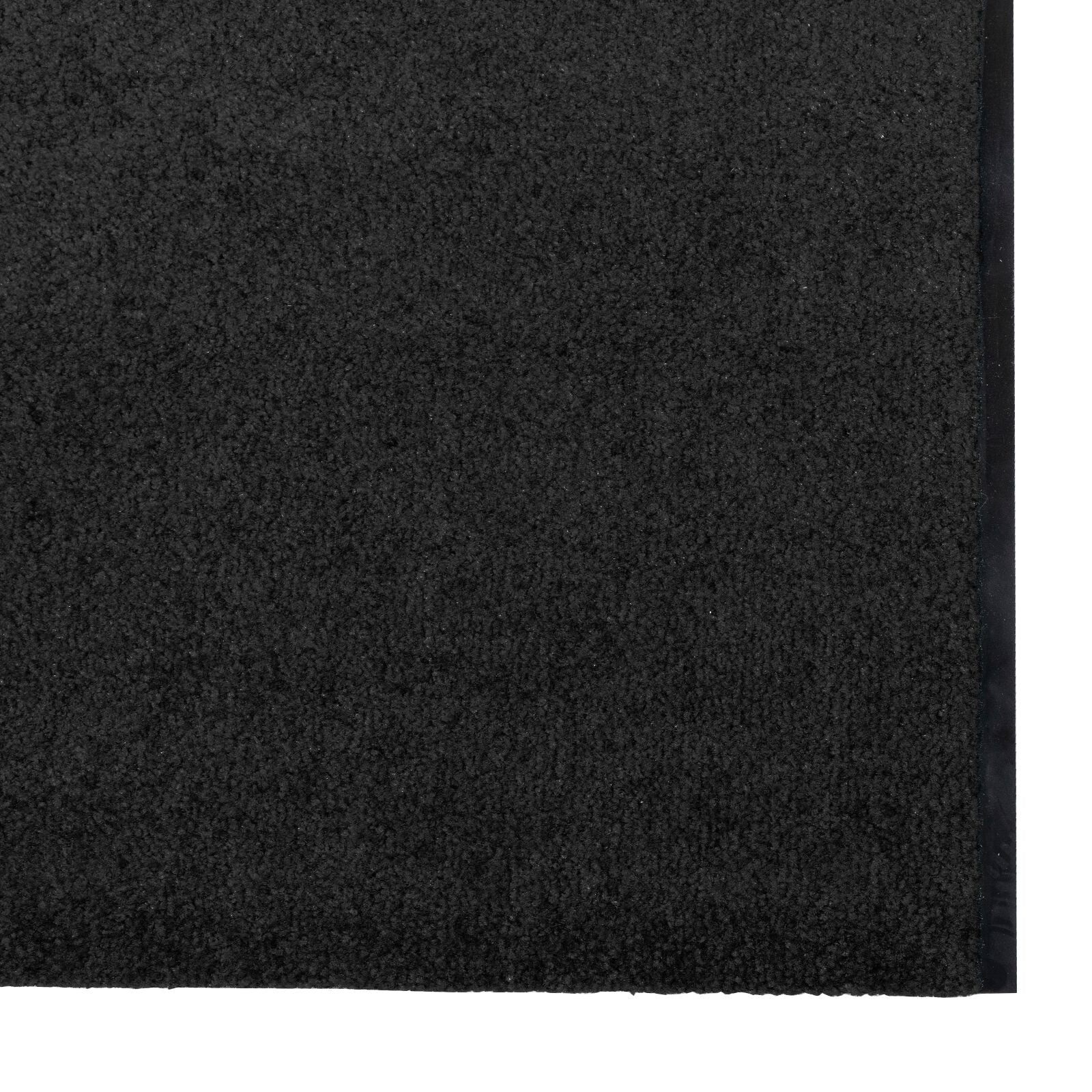 Dørmatte, Vaskbar, Svart, 120x400 cm