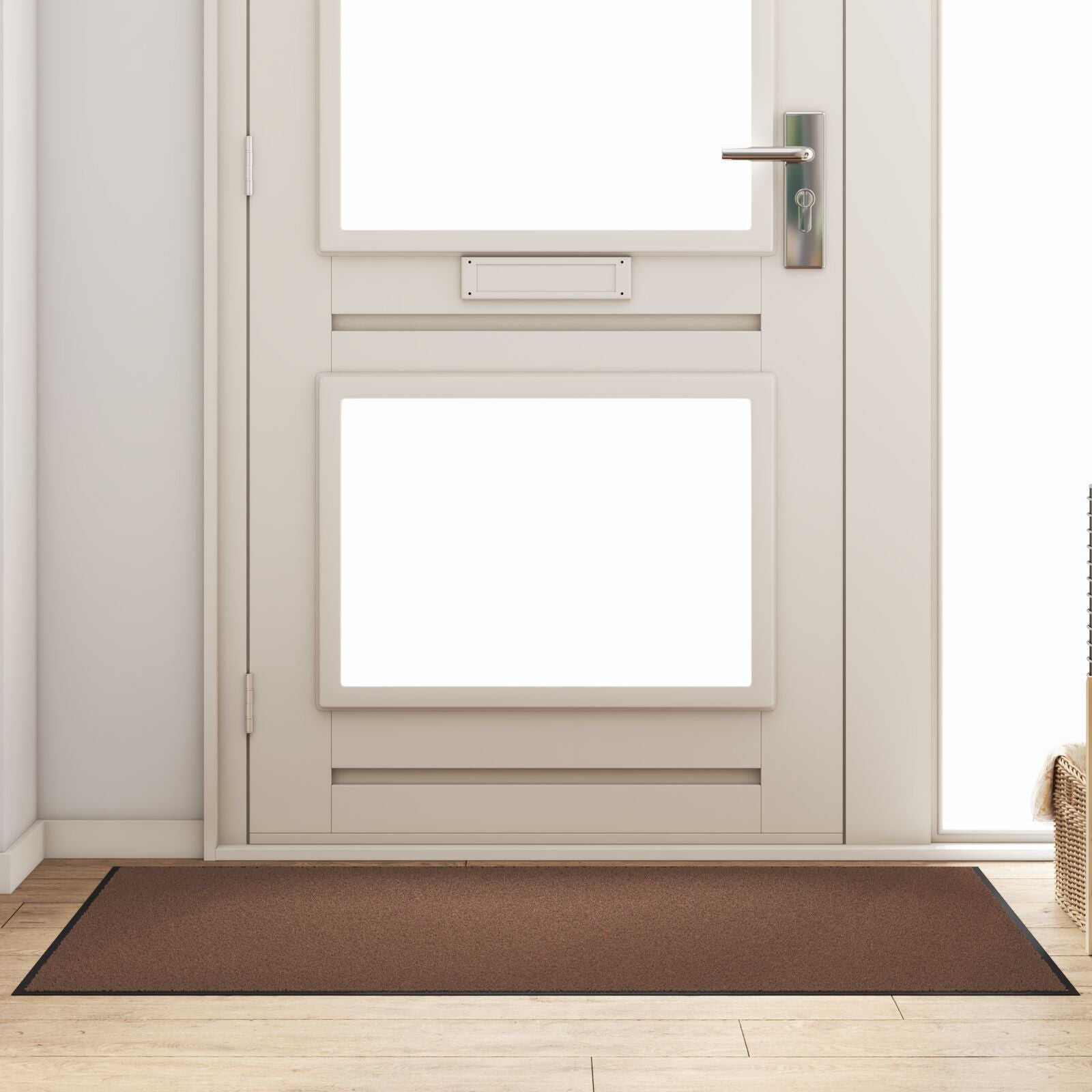 Dørmatte Rektangulær Brun 90x150 cm