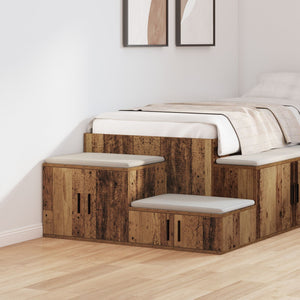 Lagermøbel Gamle tre 127x41x40 cm Ingeniørtre