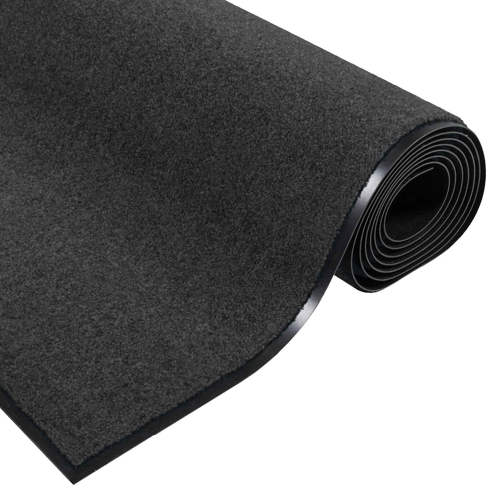 Dørmatte Rektangulær Grå 120x250 cm