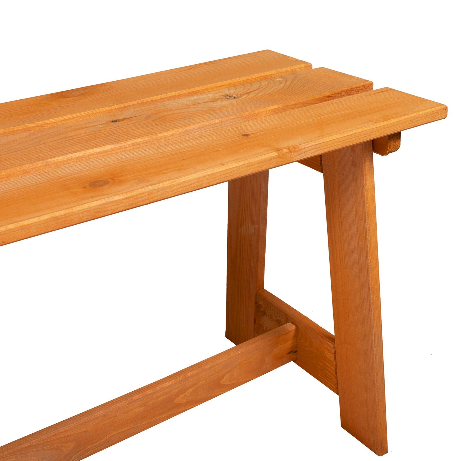 Outdoor Bench Acacia 119x35x47 cm Solid Wood Pine