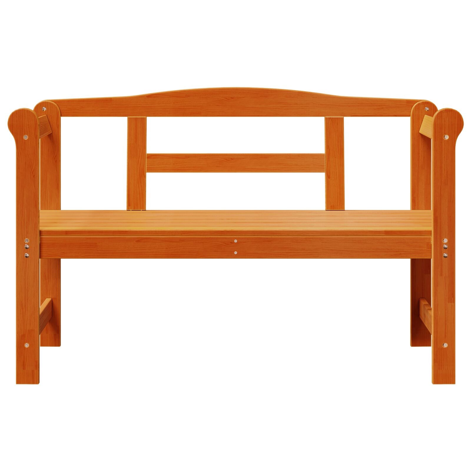 utendørsbenk akasie 119x76x44 cm massivt tre
