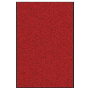 Rød rektangulær dørmatte 120x180 cm