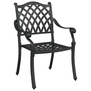 Utendørs Stoler Svart Aluminium 56 x 55 x 92,5 cm Stødig