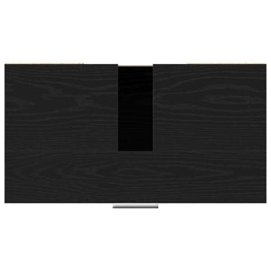Badskap Svart Eik 60x32x54 cm Konstruert Tre